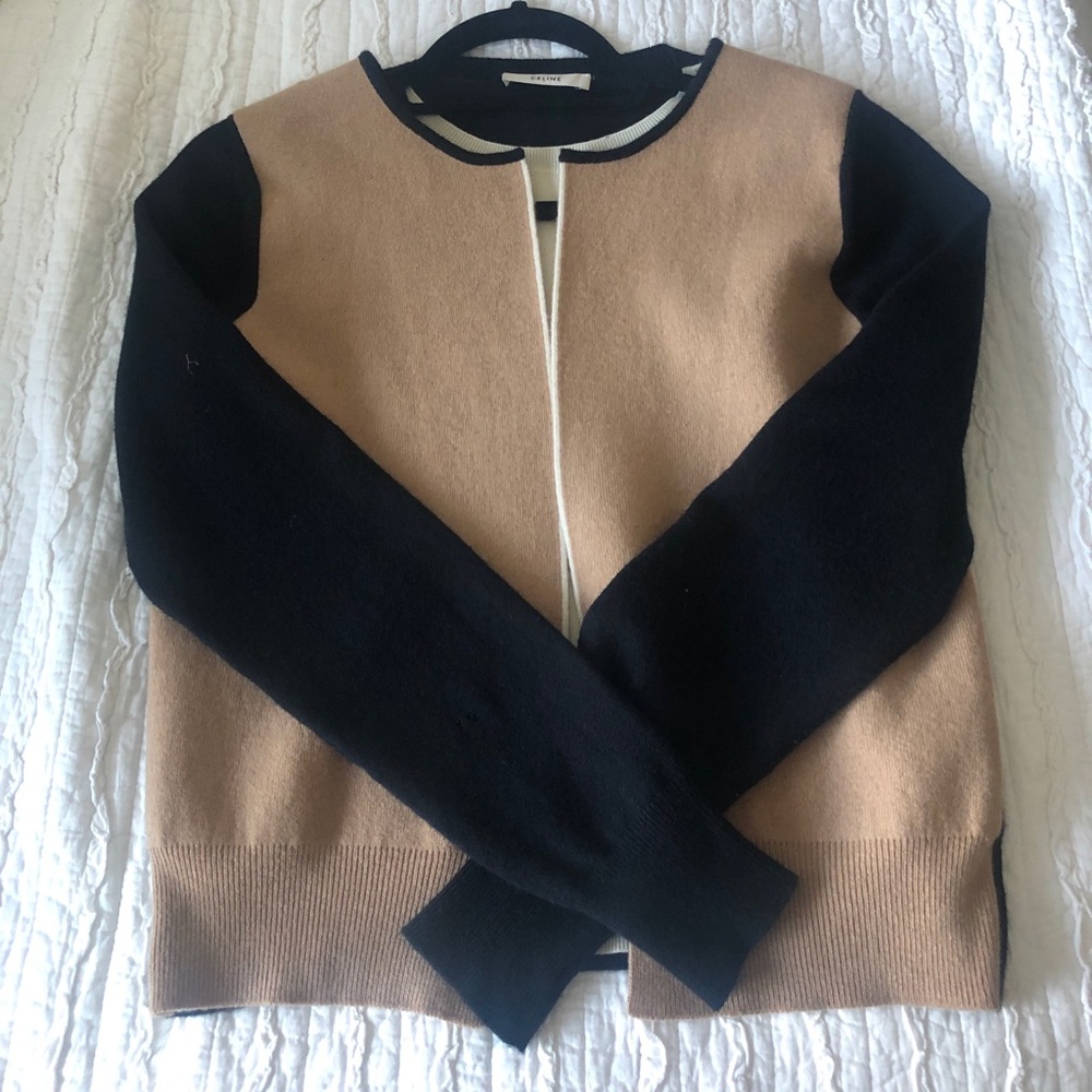 Celine color block sweater- like NEW!